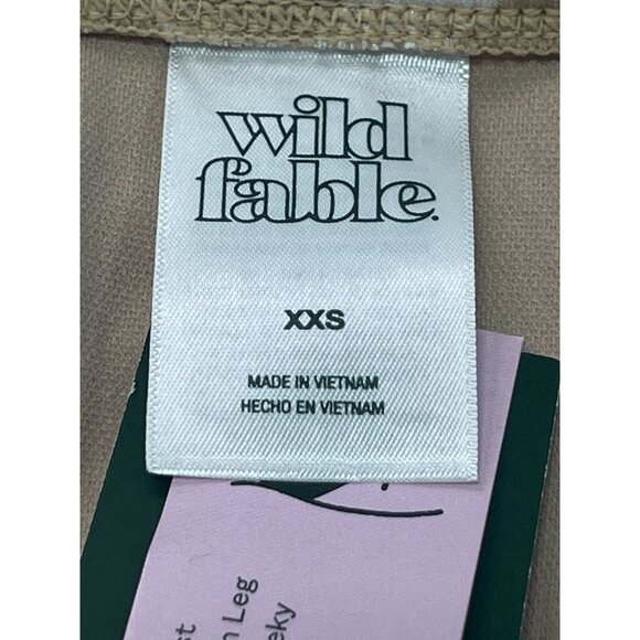 Wild Fable - Women's Ribbed High Waist High Leg Cheeky Bikini Bottom-Tan-XXS(00) - Picture 12 of 12